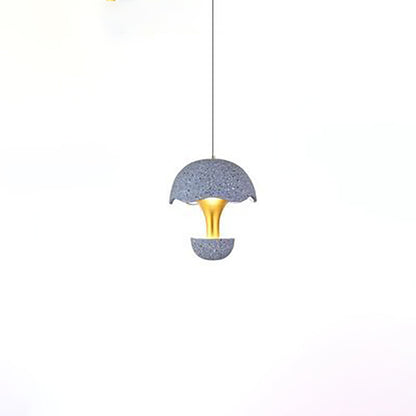 Cement Mushroom Pendant Lamp