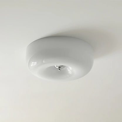 Cream Pudding Ceiling Lamp