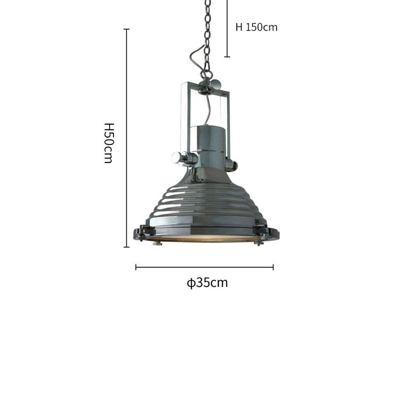 Industrial Metal Pendant Light