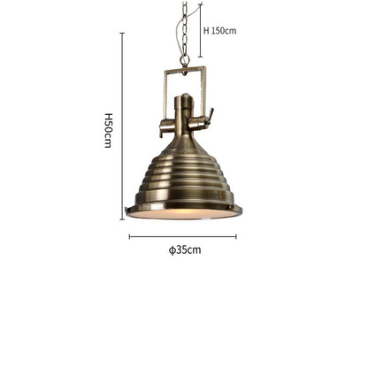 Industrial Metal Pendant Light