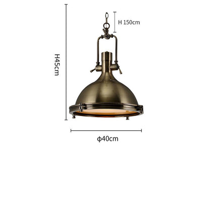 Industrial Metal Pendant Light