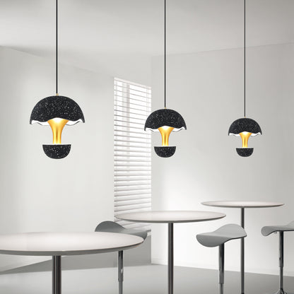 Cement Mushroom Pendant Lamp