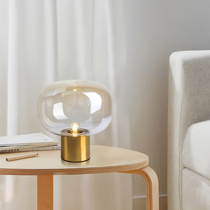 Mushroom Glass Table Lamp