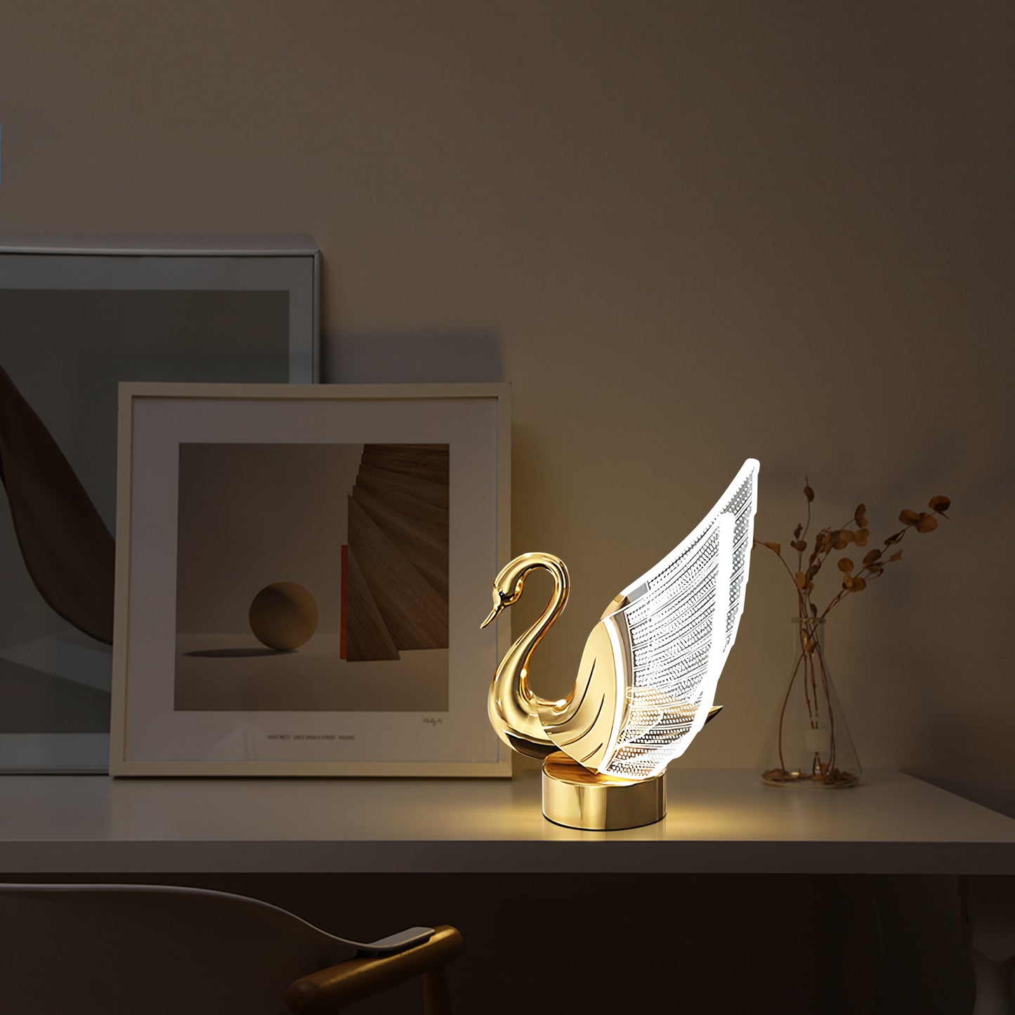 Swan Table Lamp-A