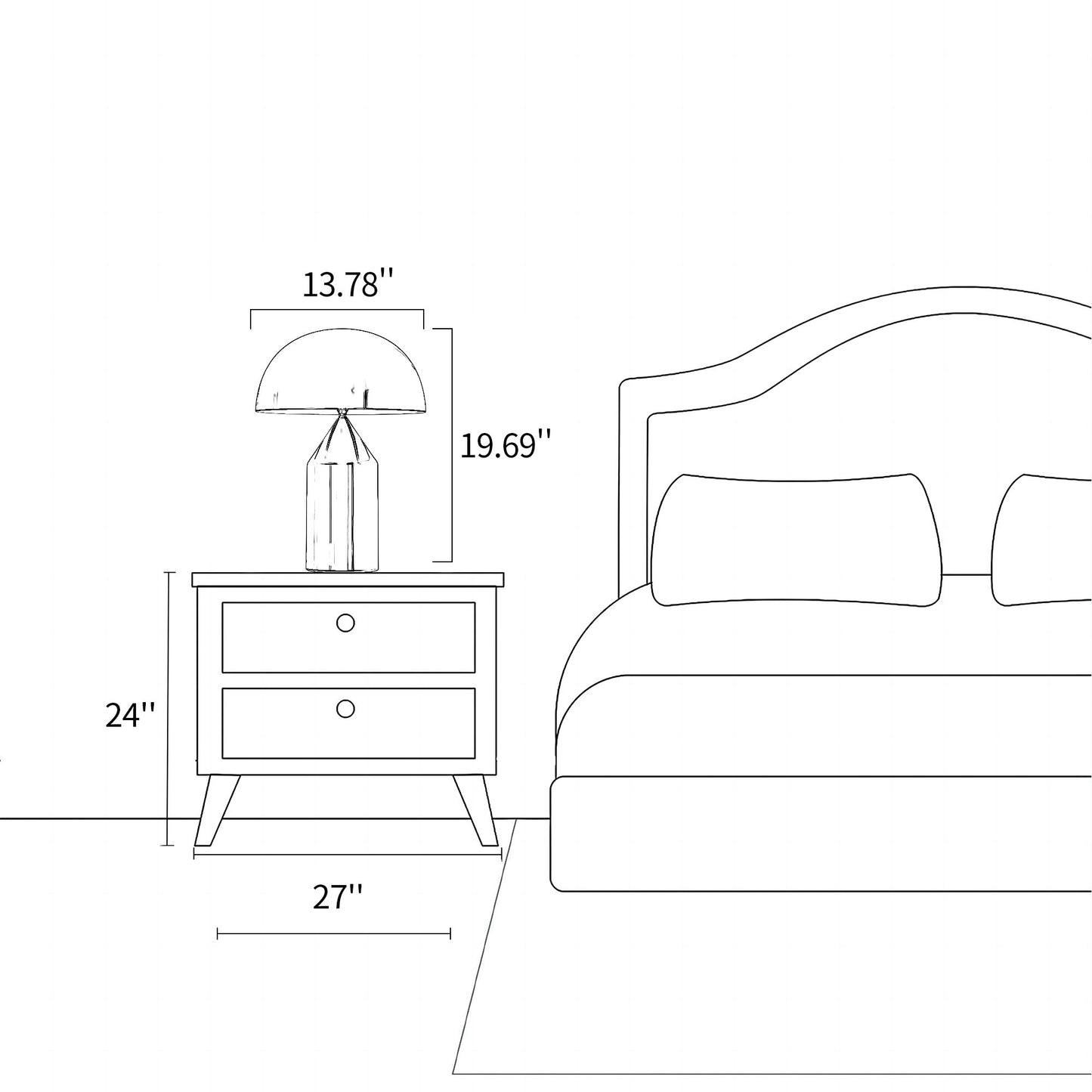 Atollo Metal Table Lamp