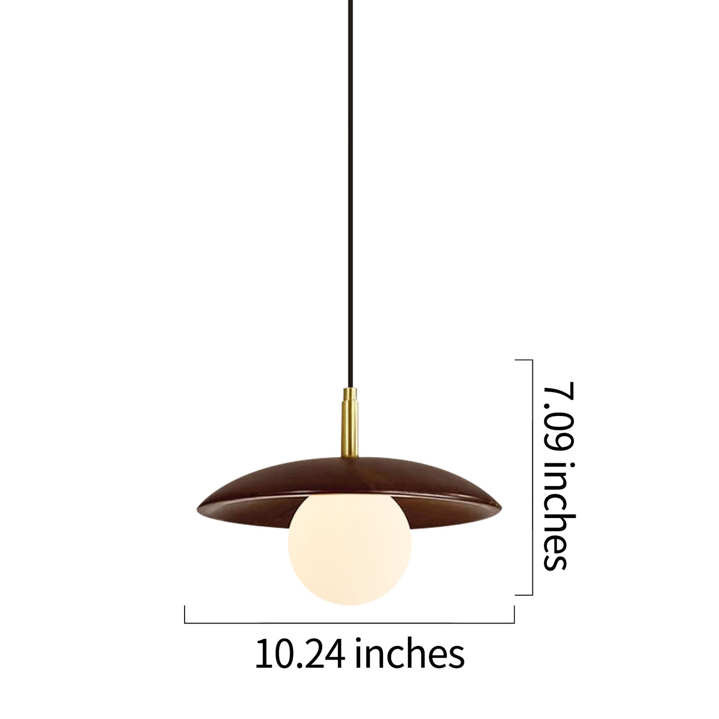 Black Walnut Solid Wood Lamp