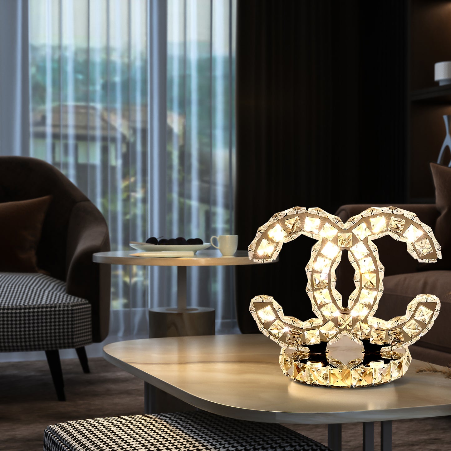 CC Crystal Table Lamp