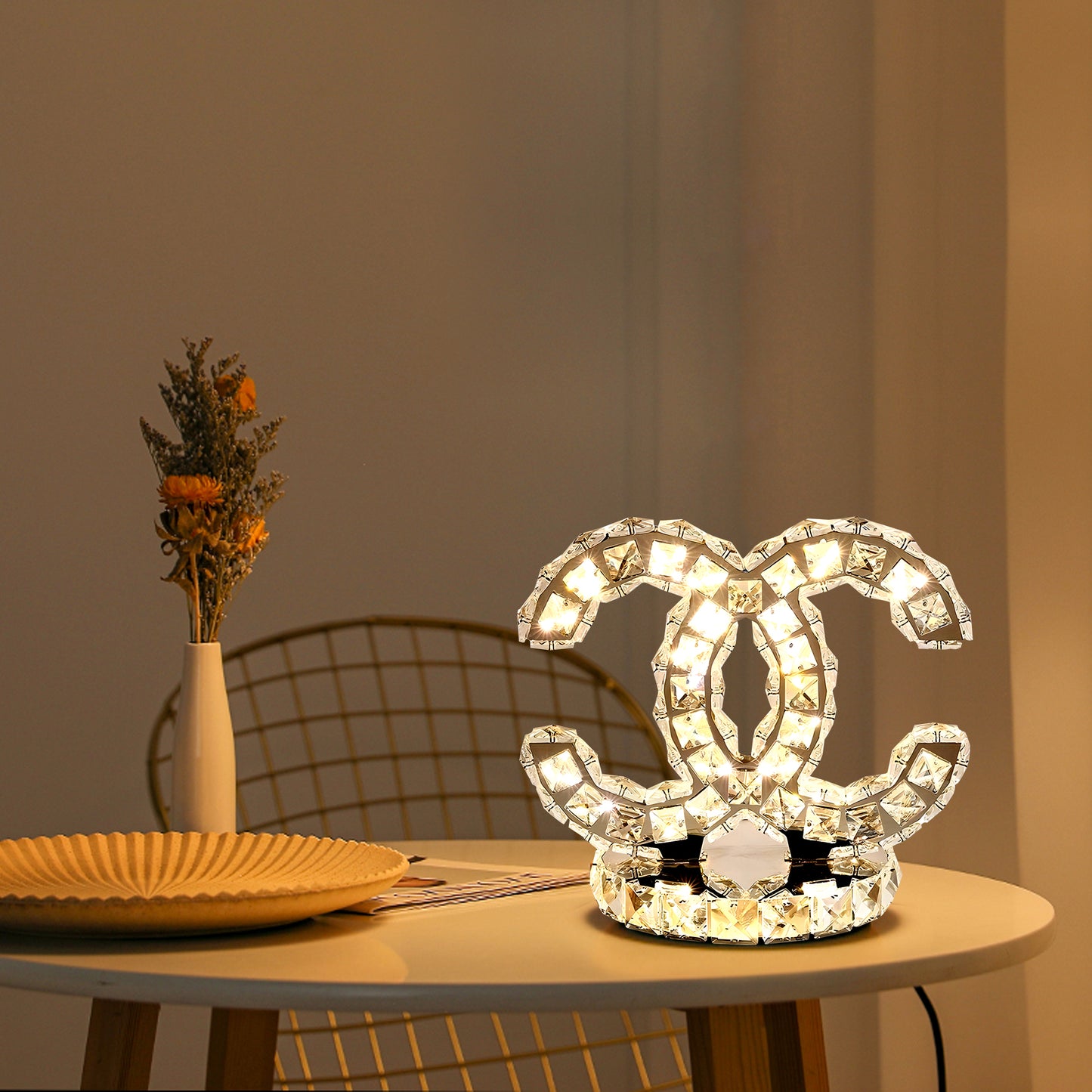 CC Crystal Table Lamp