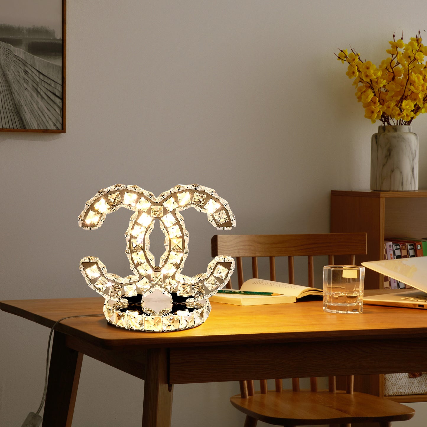 CC Crystal Table Lamp