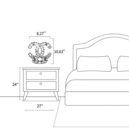 CC Crystal Table Lamp