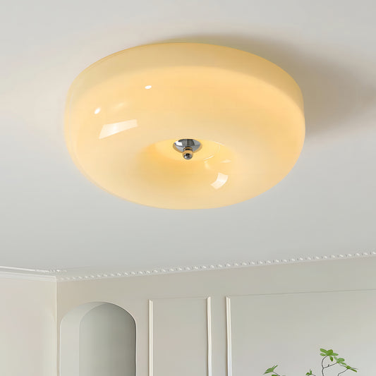 Cream Pudding Ceiling Lamp