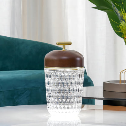 Crystal Pine Cone Table Lamp