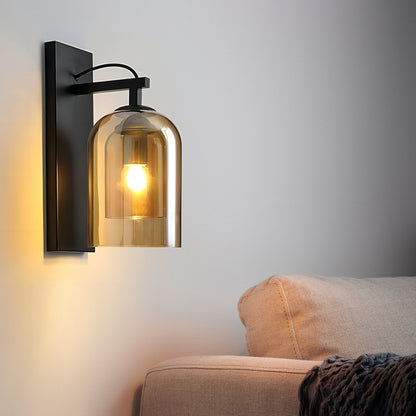 Double-covered Glass Wall Lamp