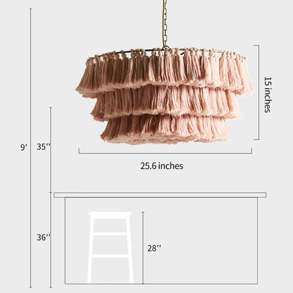 Fela Tassel Chandelier