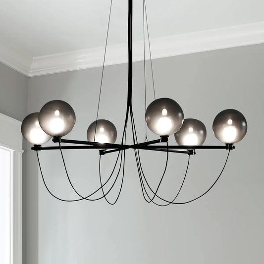 Globe Chandelier Lamp