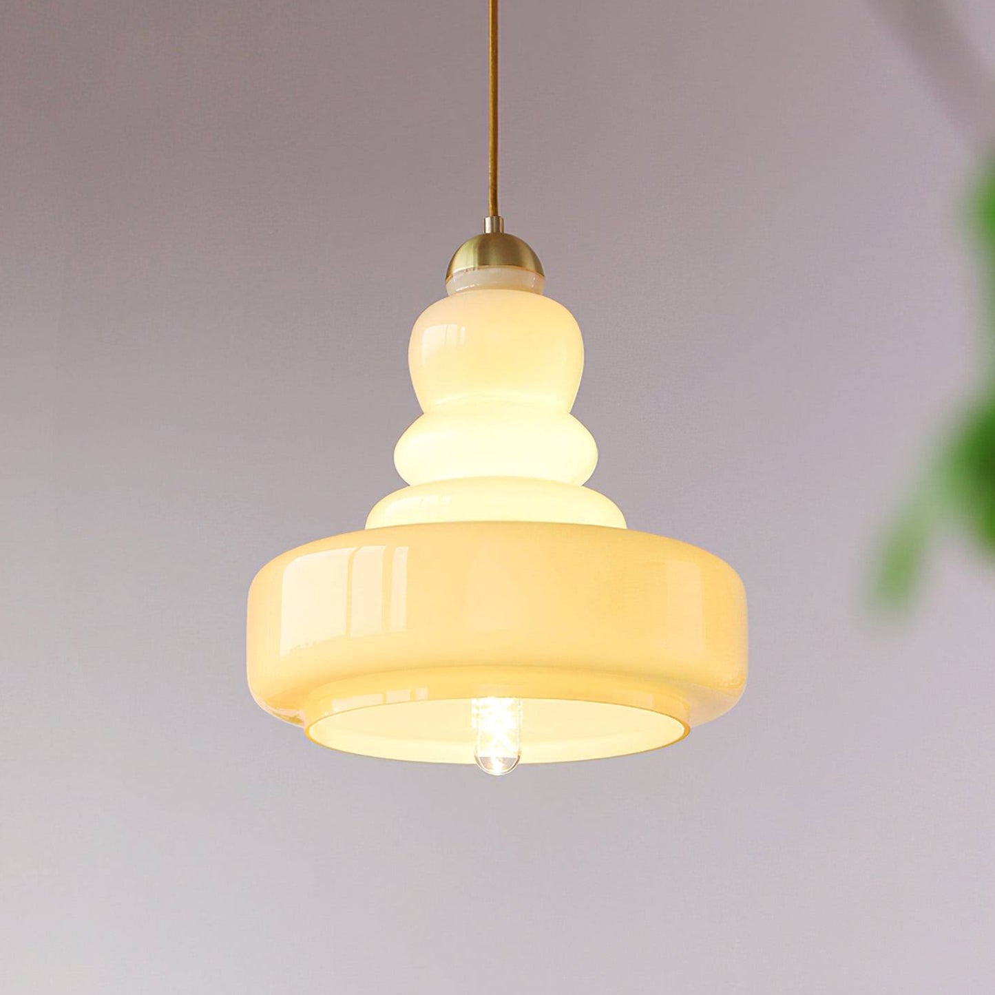 Gourd Glass Pendant Light