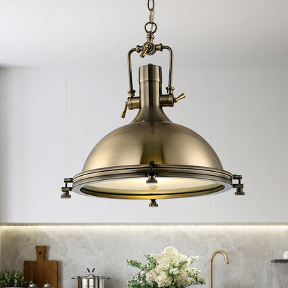 Industrial Metal Pendant Light