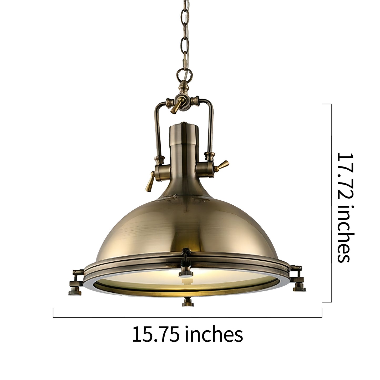 Industrial Metal Pendant Light