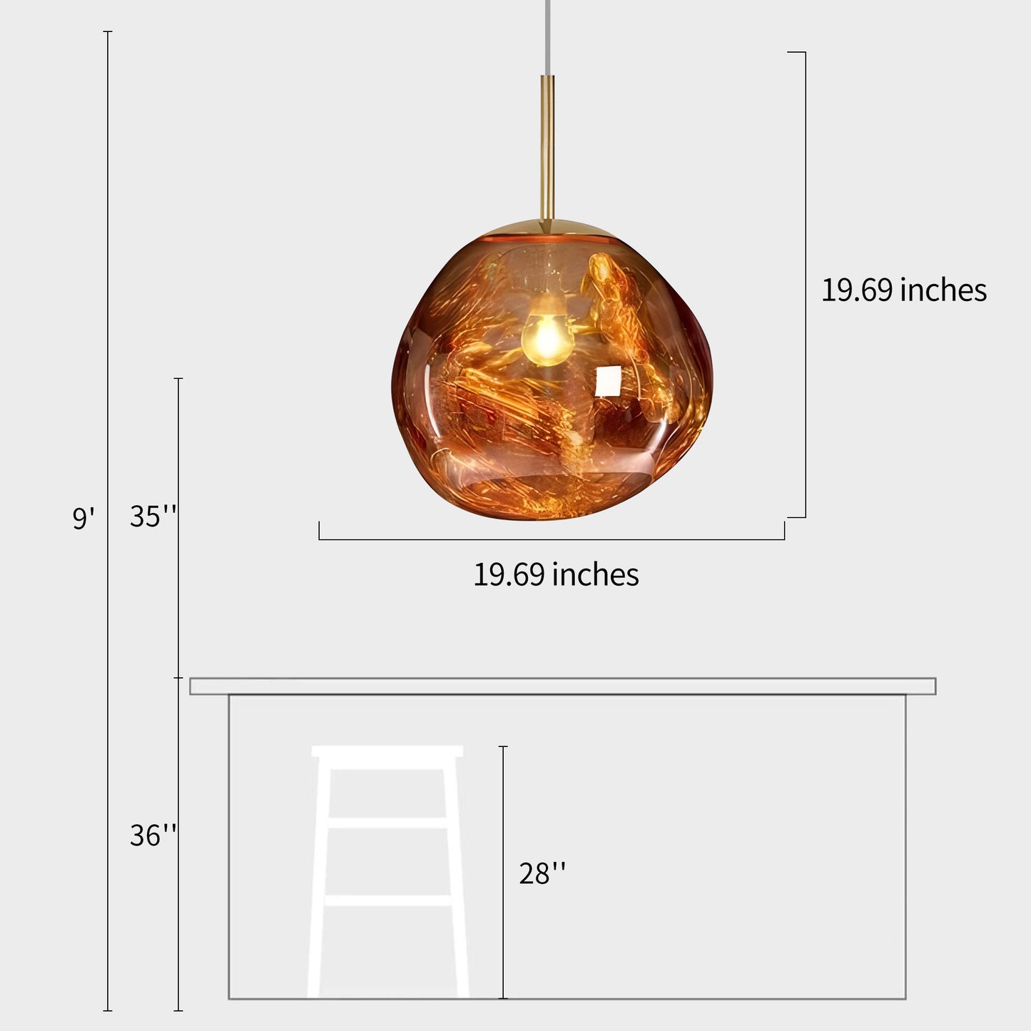 Melt LED Pendant Light