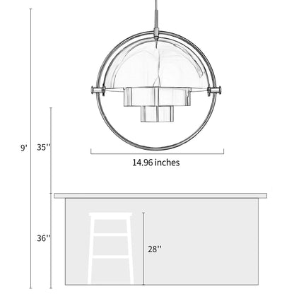 Multi-Lite Pendant Lamp