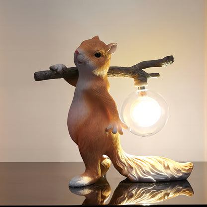 Squirrel Table Lamp