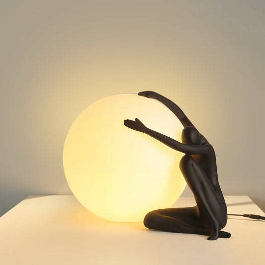 Statue Deco Table Lamp-A